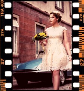 retro bride