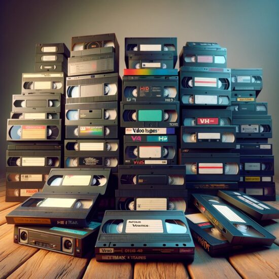Converting video tapes into digital format