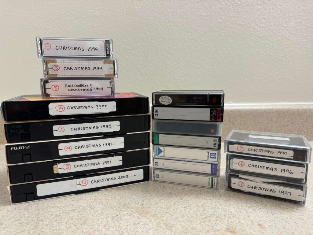 Legacy Digital converting video tapes to digital format